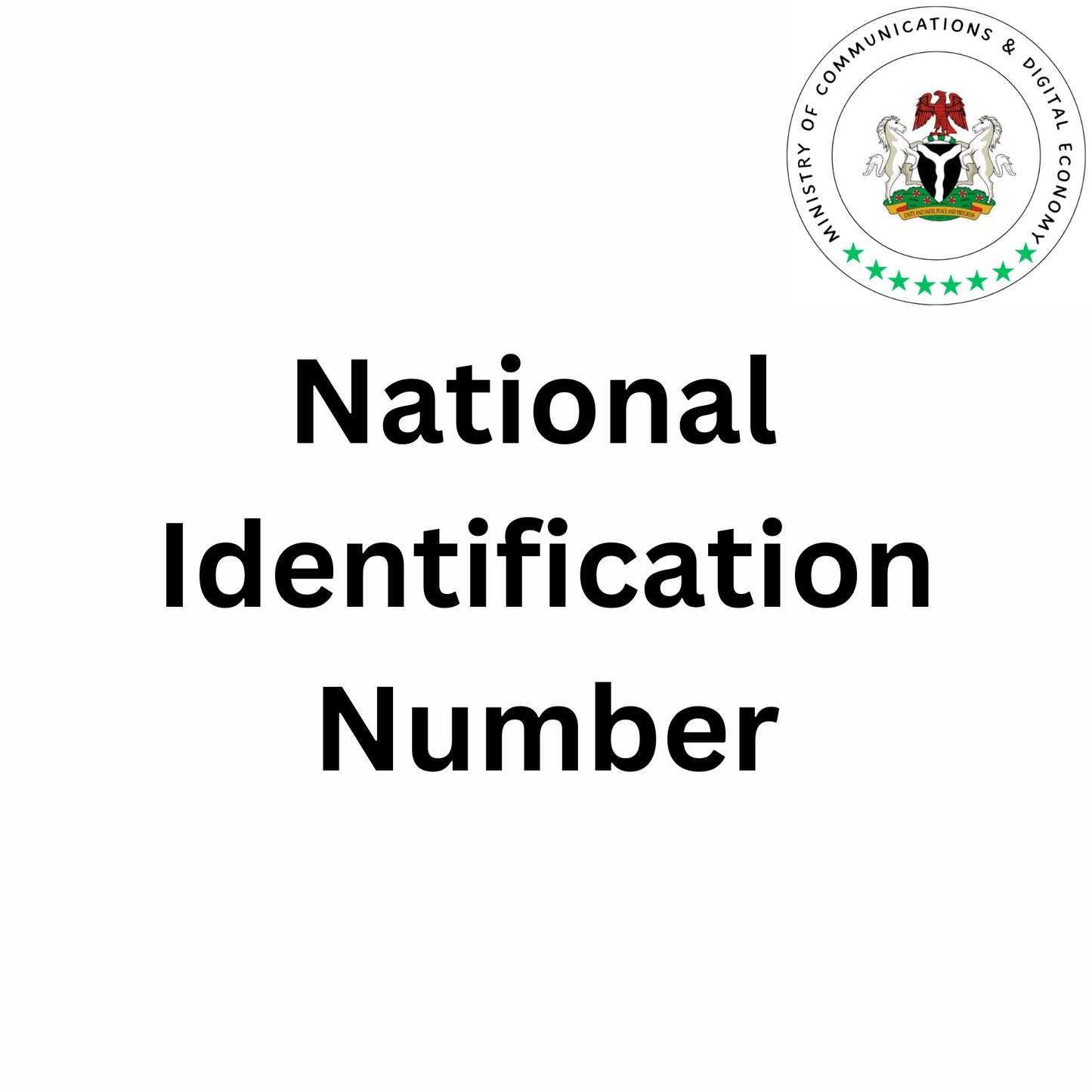National Identification Number - Modification of Telephone or Email
