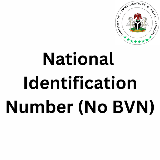 National Identification Number - New NIN Enrollment-Appointment Booking